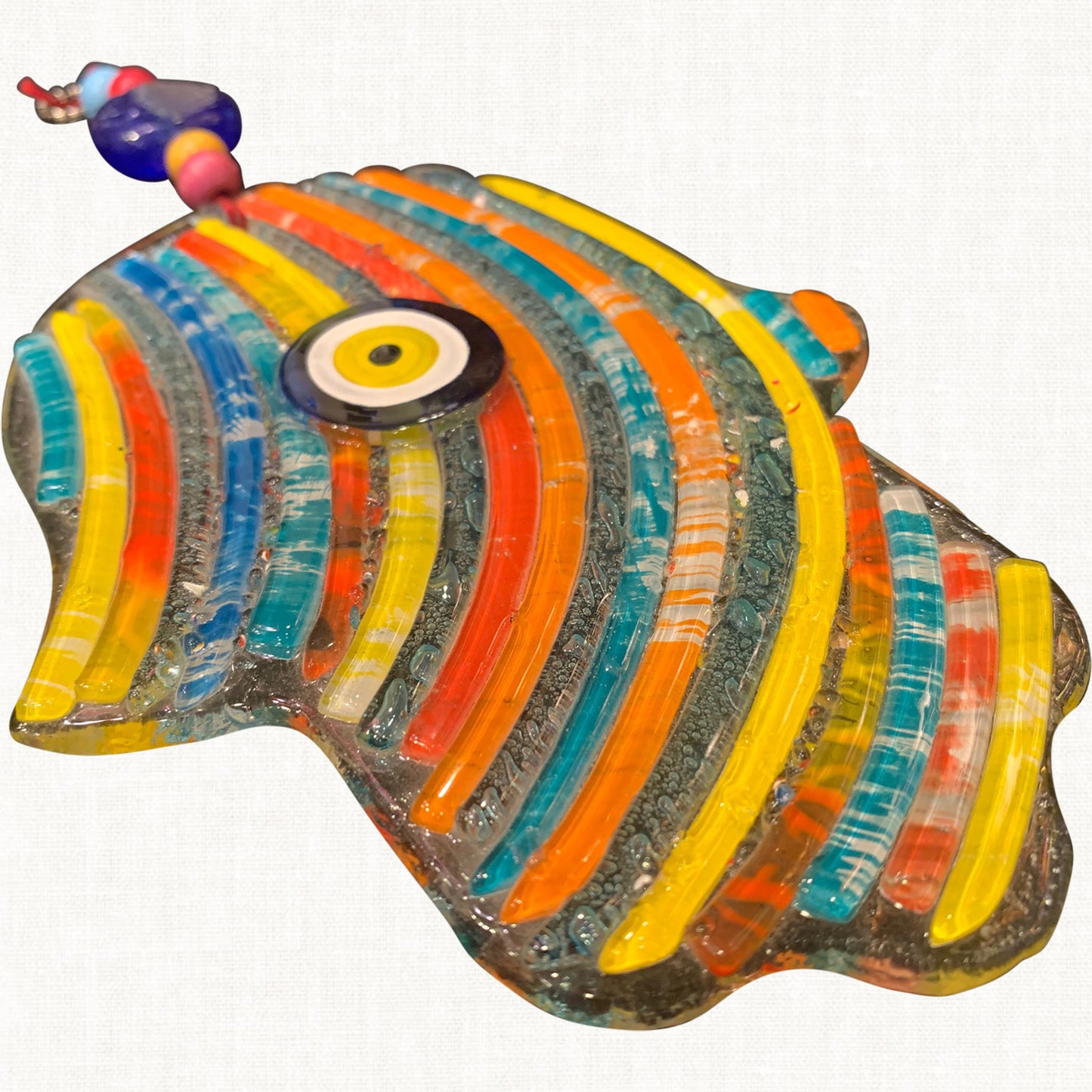 Colorful Ceramic Hamsa For Home Decoration
