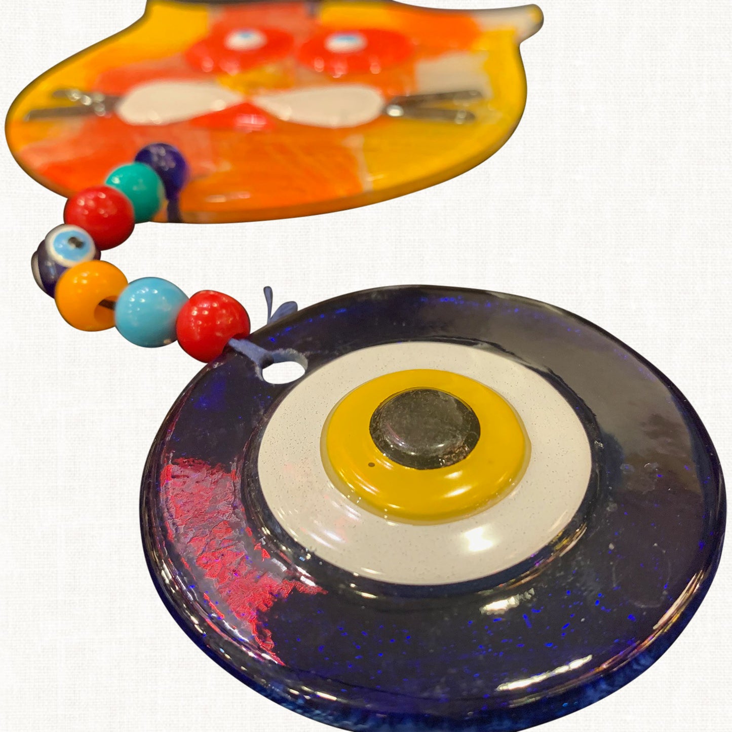 Blaze Orange Ceramic For Home Decoration