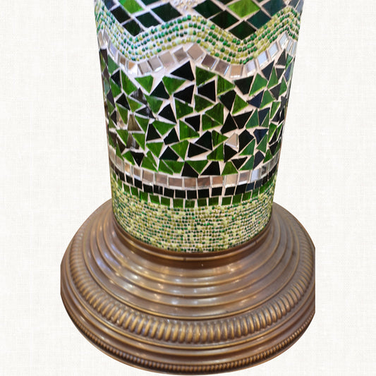 Dark Forest Green Lamp