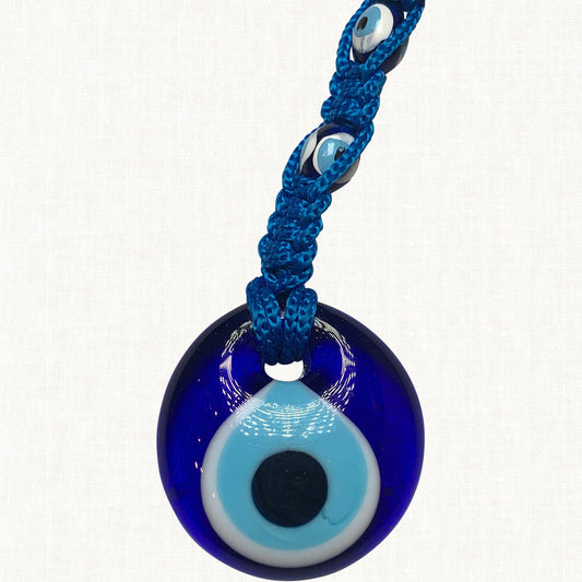 Turkish Blue Evil Eye Keychain