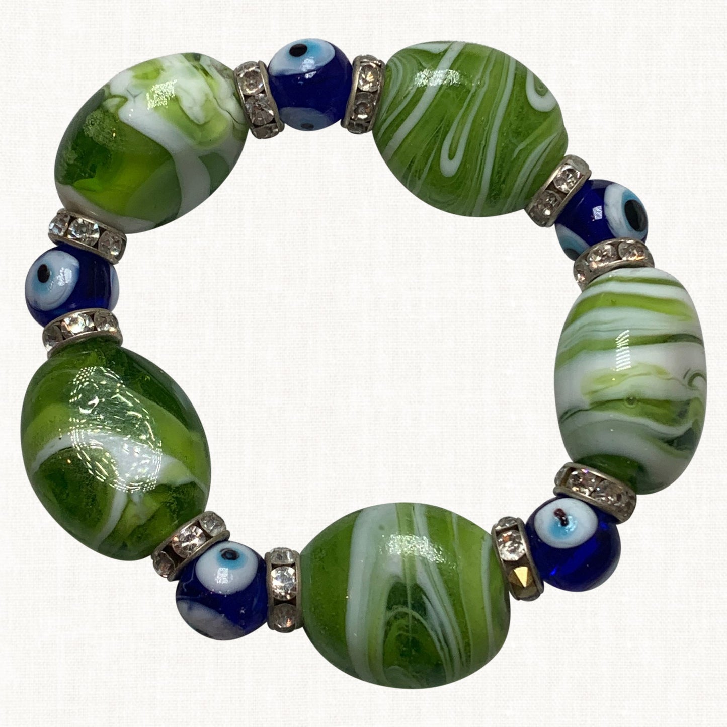 Navy Green Bracelet