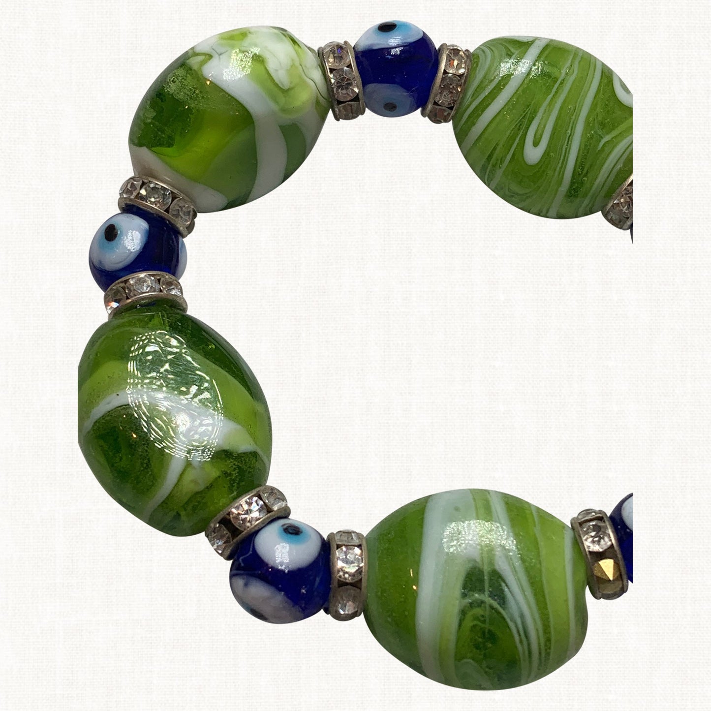 Navy Green Bracelet