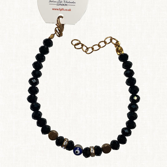 Dark Green Eye Bracelet