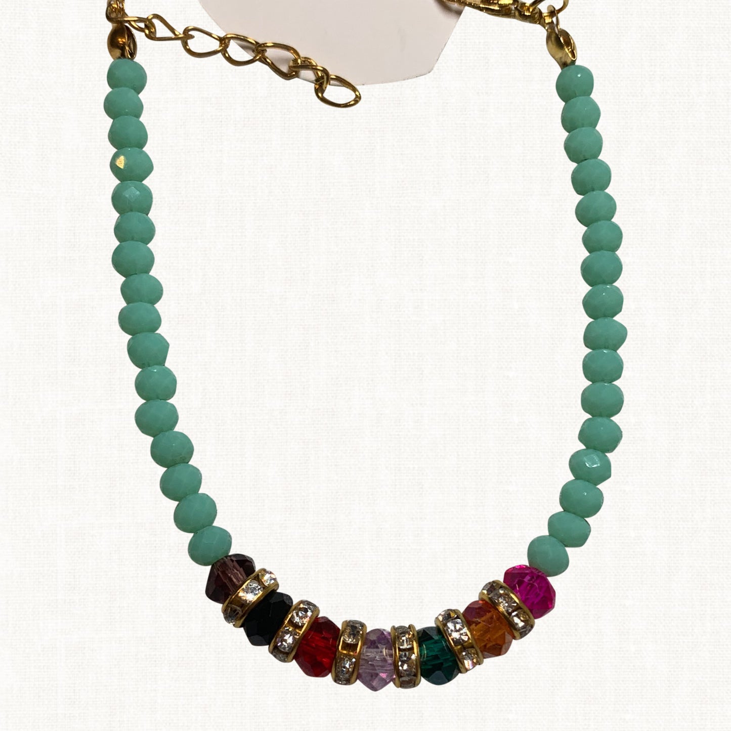 Grey Teal Bracelet