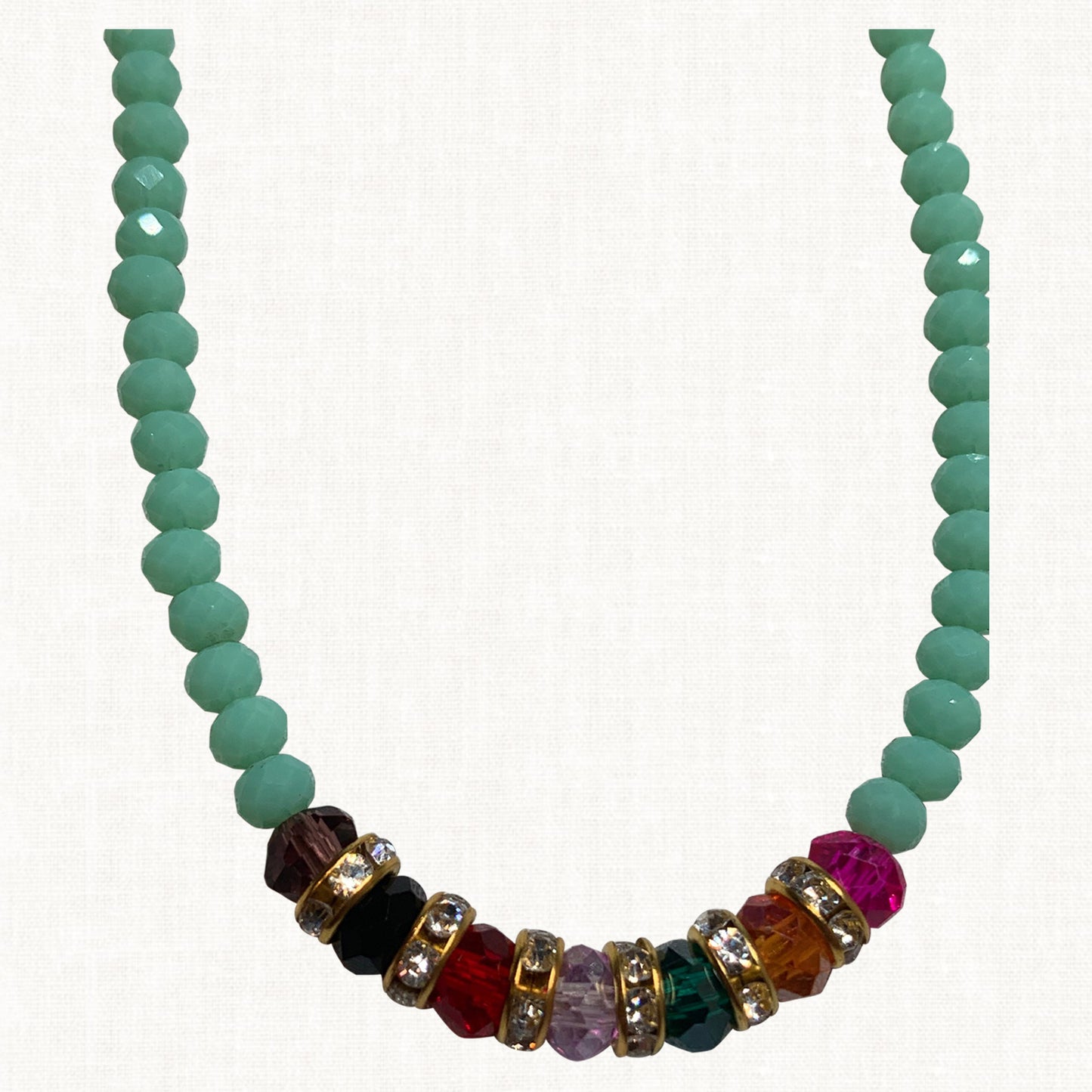 Grey Teal Bracelet