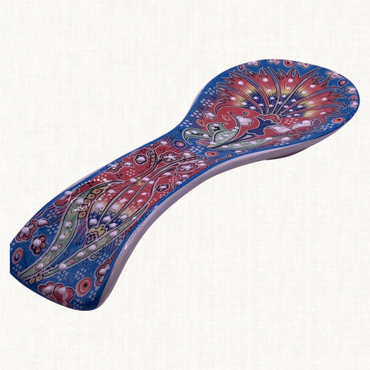 Dark Midnight Blue Ceramic Spoon Rest