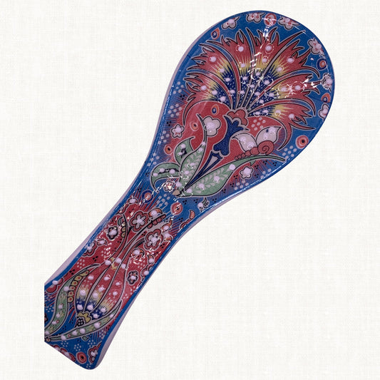 Dark Midnight Blue Ceramic Spoon Rest
