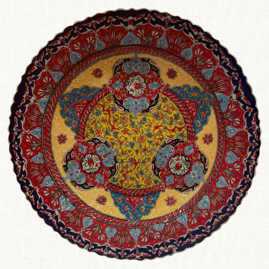 Deep Brown Wall Décor Plate