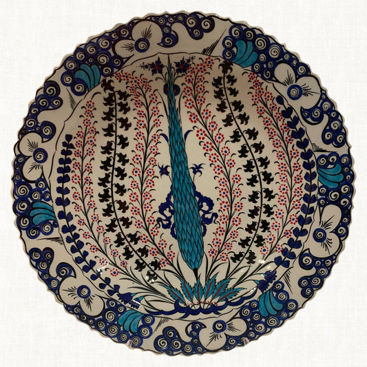 Turquoise Pearl Wall Décor Plate