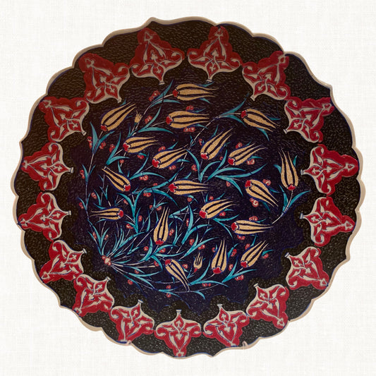 Flowers Wall Décor Plate