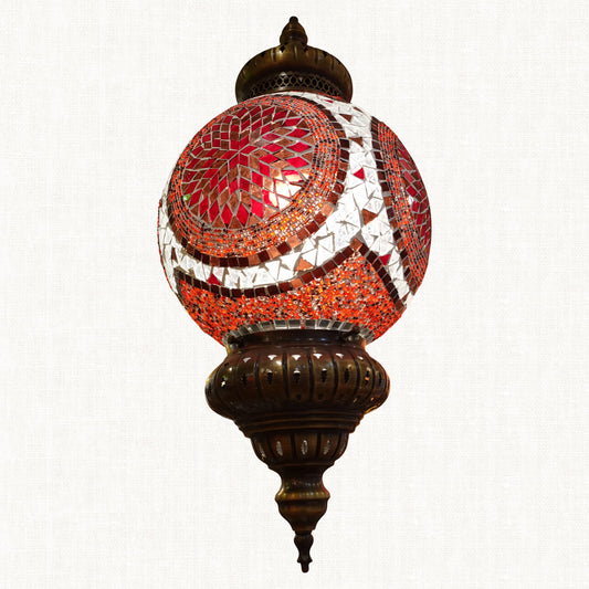 Dark Pastel Red Chandelier