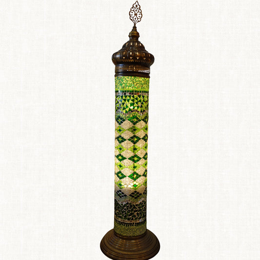 Dark Forest Green Lamp