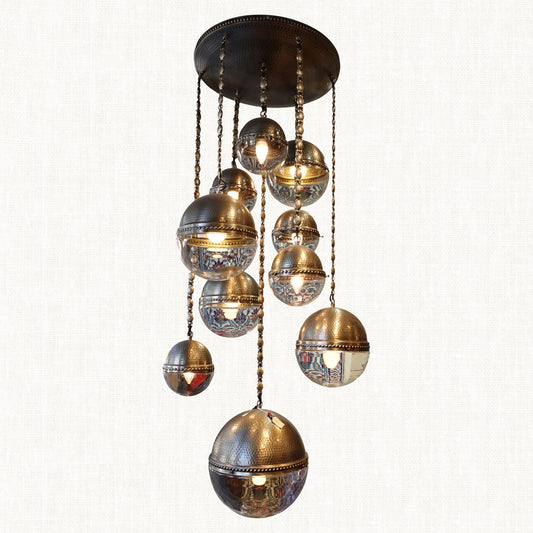 Old Copper Chandelier