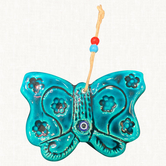 Turquoise Butterfly Ceramic For Home Decoration