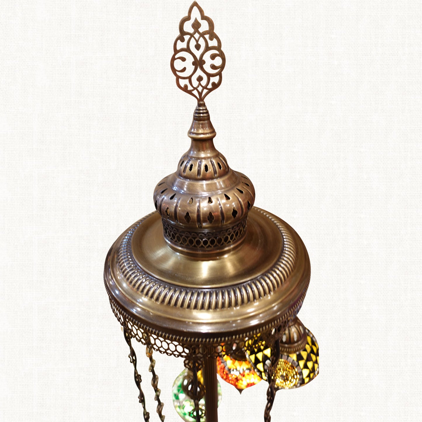 Colorful Standing Chandelier