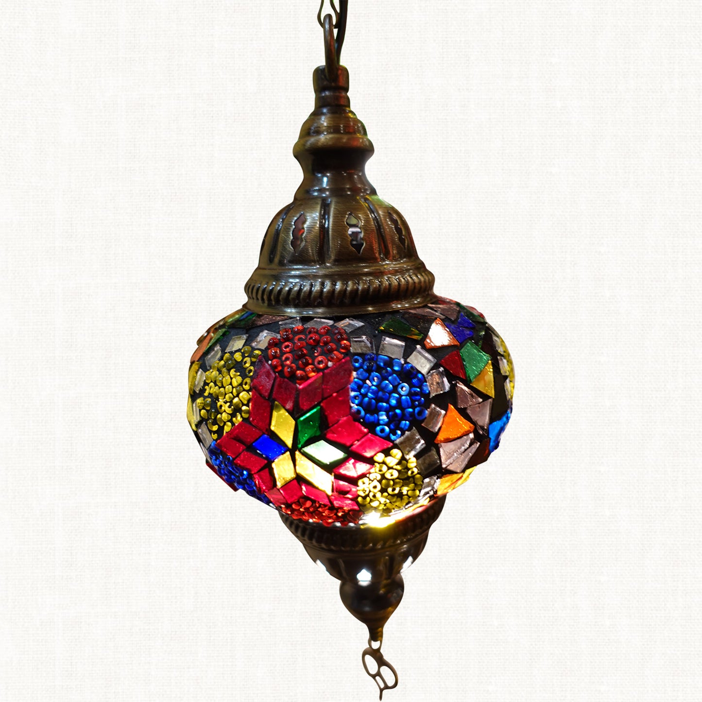 Colorful Standing Chandelier