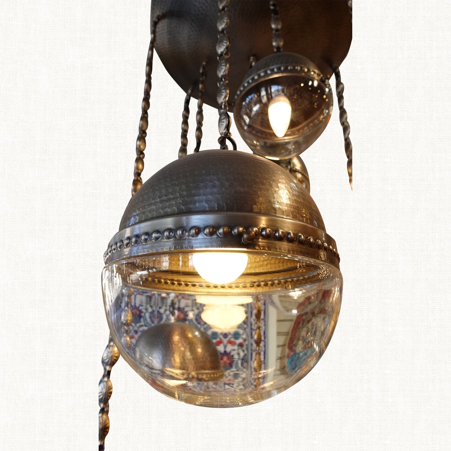 Old Copper Chandelier