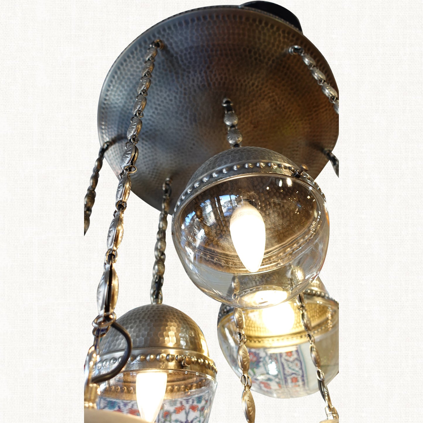 Old Copper Chandelier