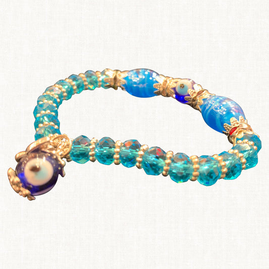 Sea Turtle Blue Eye Bracelet