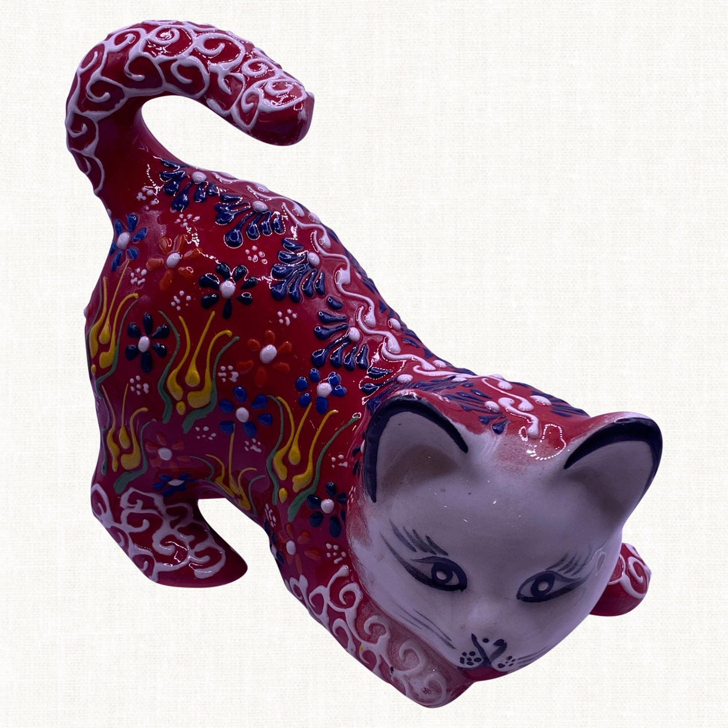 Meow Ceramic Cat For Home Decoration