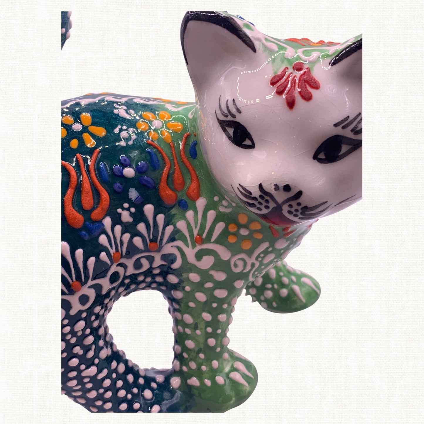 Midnight Ceramic Cat For Home Decoration